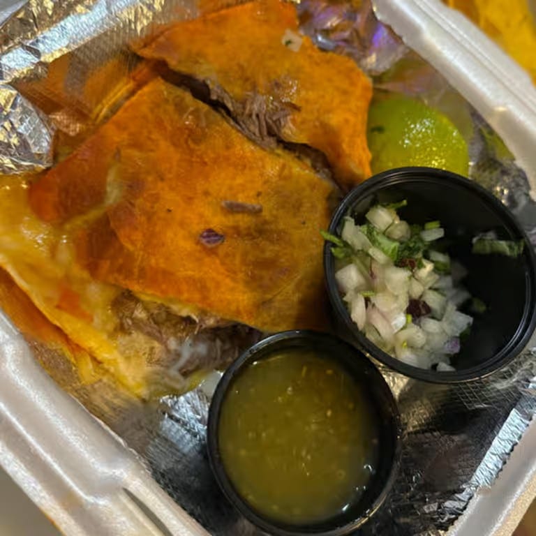 Quesa - Birria Plate.