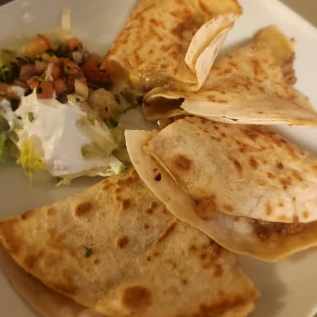 Ground Beef Quesadilla.