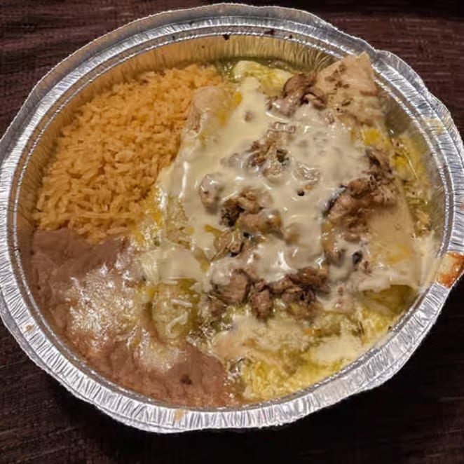 Enchiladas Al Carbon.