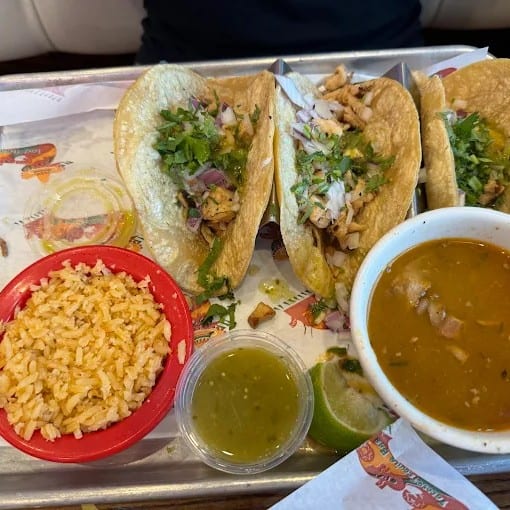 Kids Taco Plate.